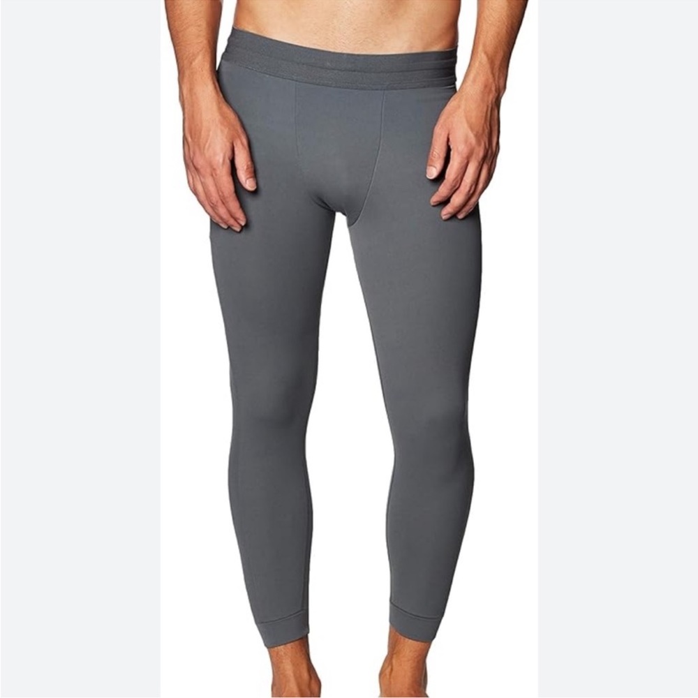 Nike Gray Men's Infinalon 3/4 Yoga Tights Training Pants New with Tag Sz 3X